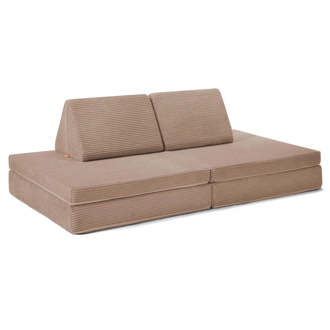 Spielsofa Cord Karamell Beige
