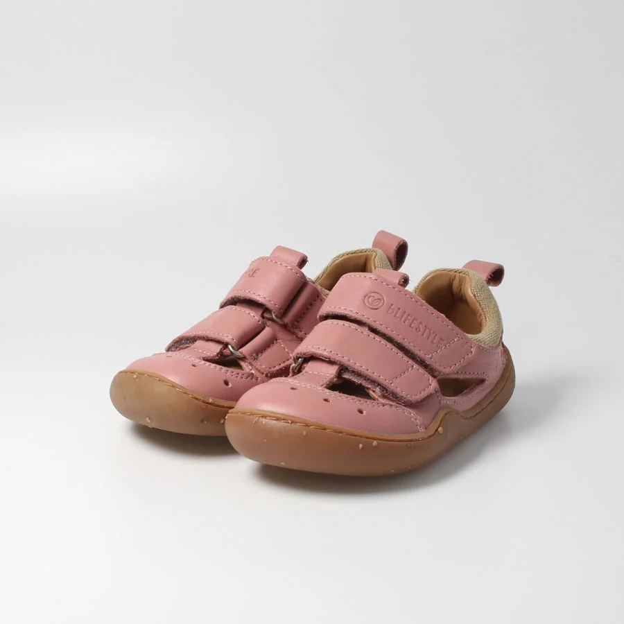 Barfußschuh kammmolchSTYLE altrosa