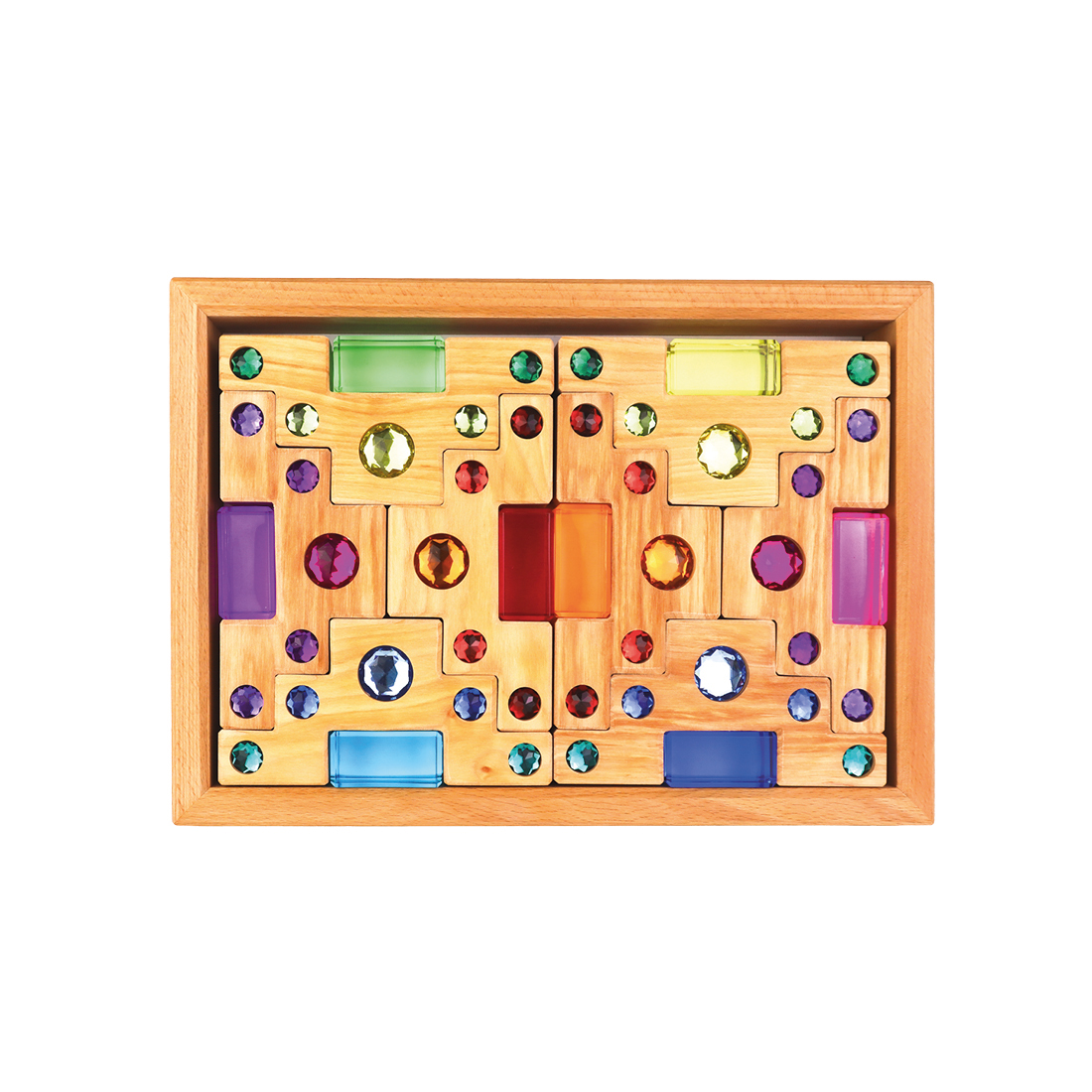 Farbtreppen mit Lichtbausteinen