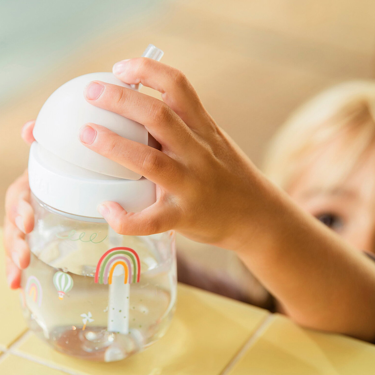 Strohhalmbecher Mio Sunshine & Rainbow