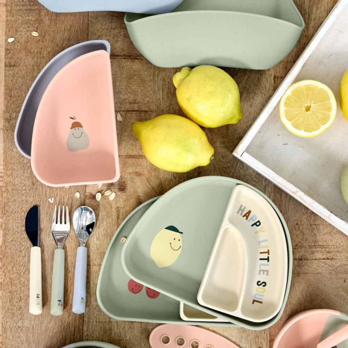 Menü Teller Set Happy Fruits Cherry