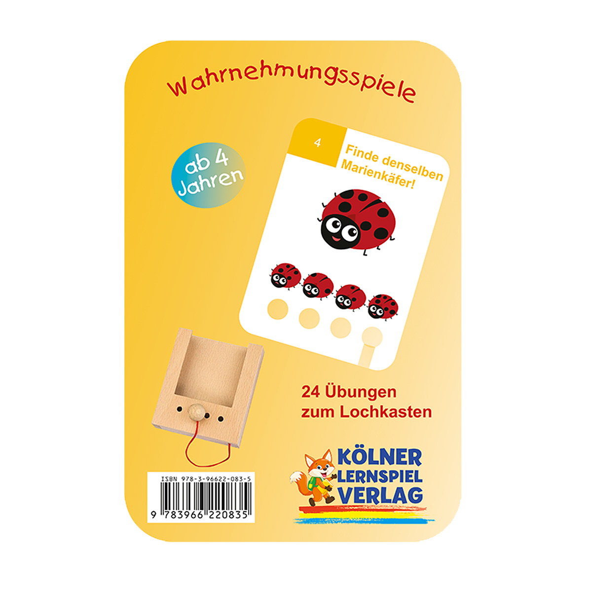 Lochkasten Kartensatz 4+ Wahrnehmungsspiele