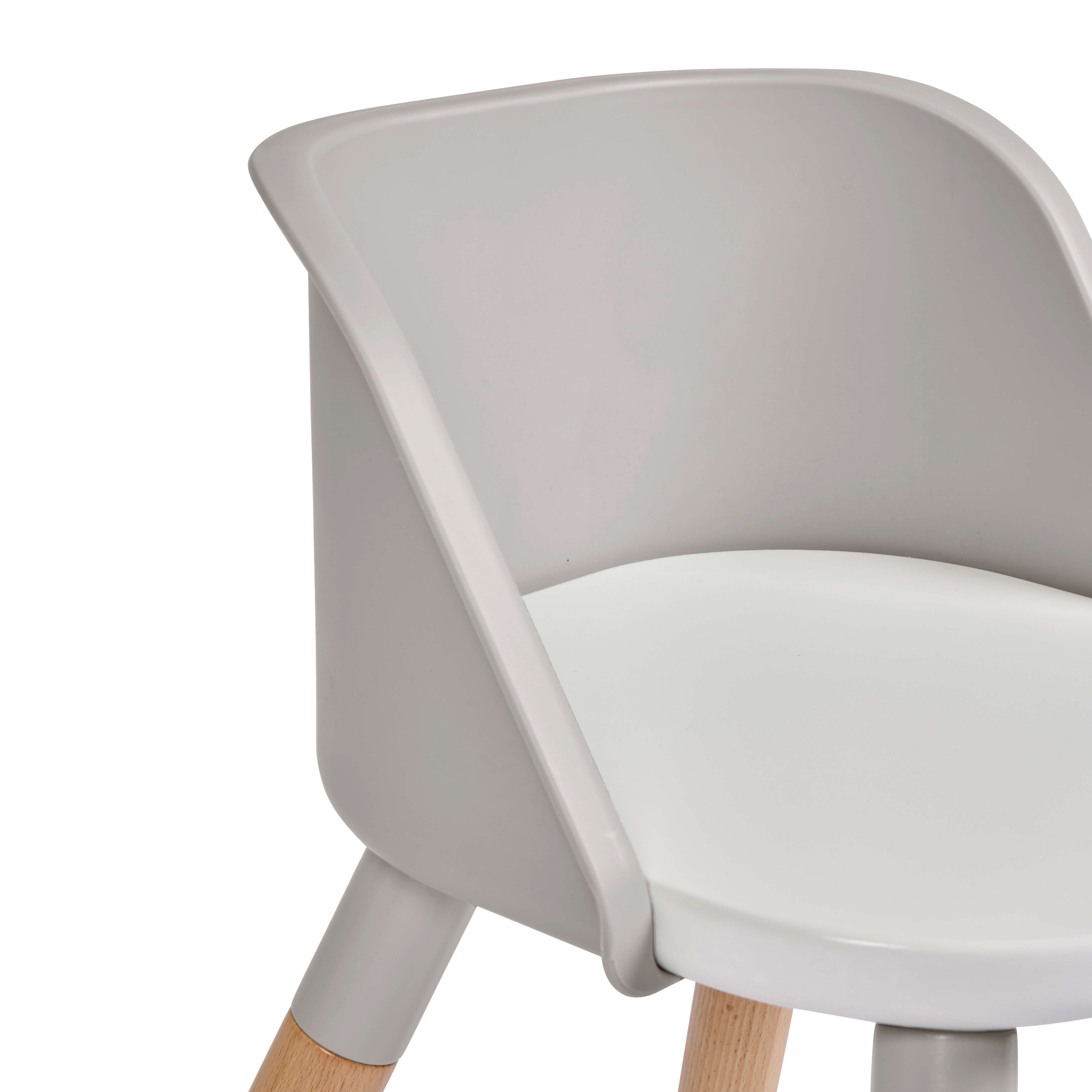 Spieltisch Stuhl Graphit Grau