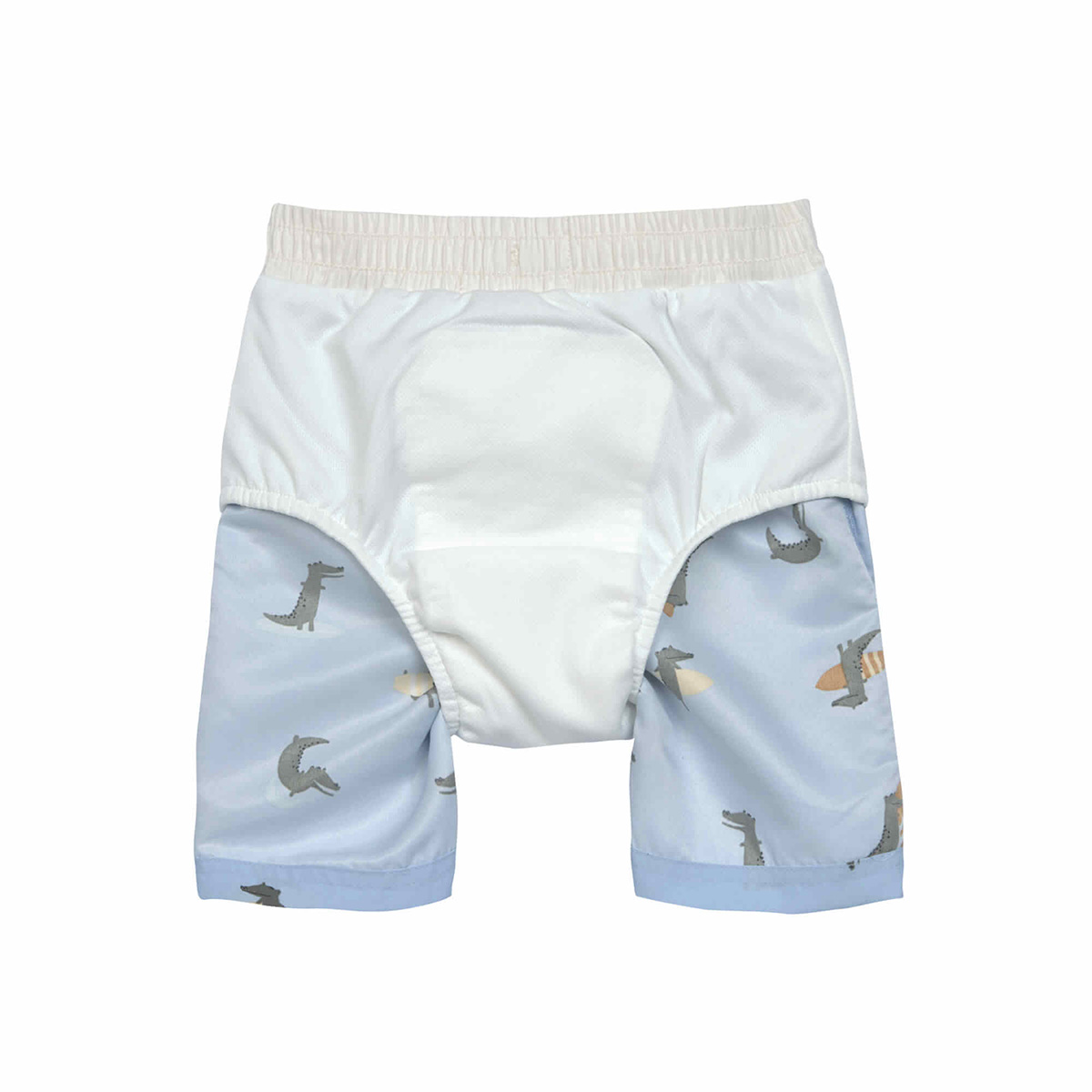 UV-Badehose Crocodile Sky Blue