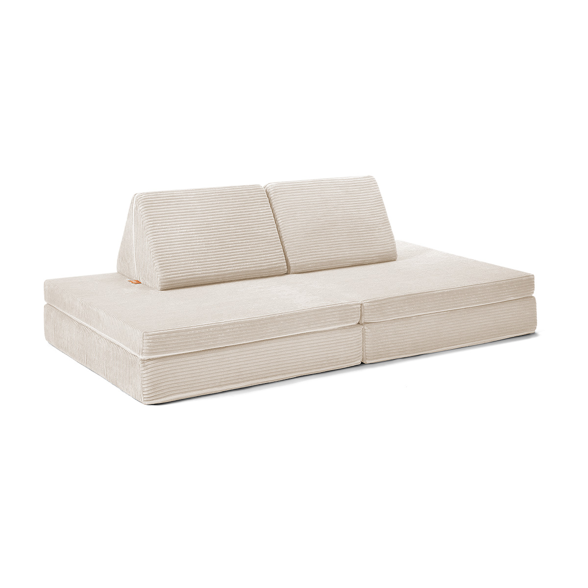 Spielsofa Cord Creme Beige
