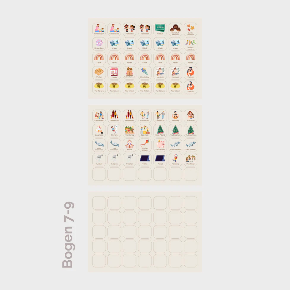 Wochenplaner Astro Glitzer