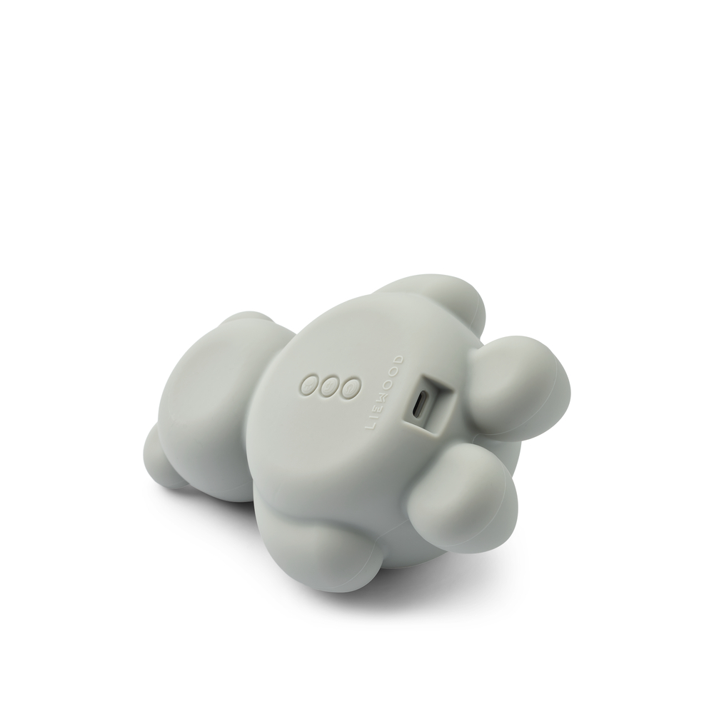 Sound- & Projektorlampe Bär Manuel Dove Blue