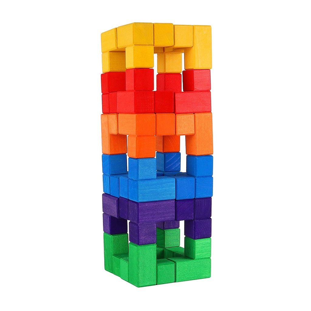 Bunte Winkelwürfel 24-tlg.