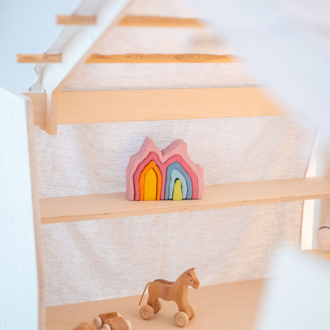 SHIZU Spielständer mit Leinendach