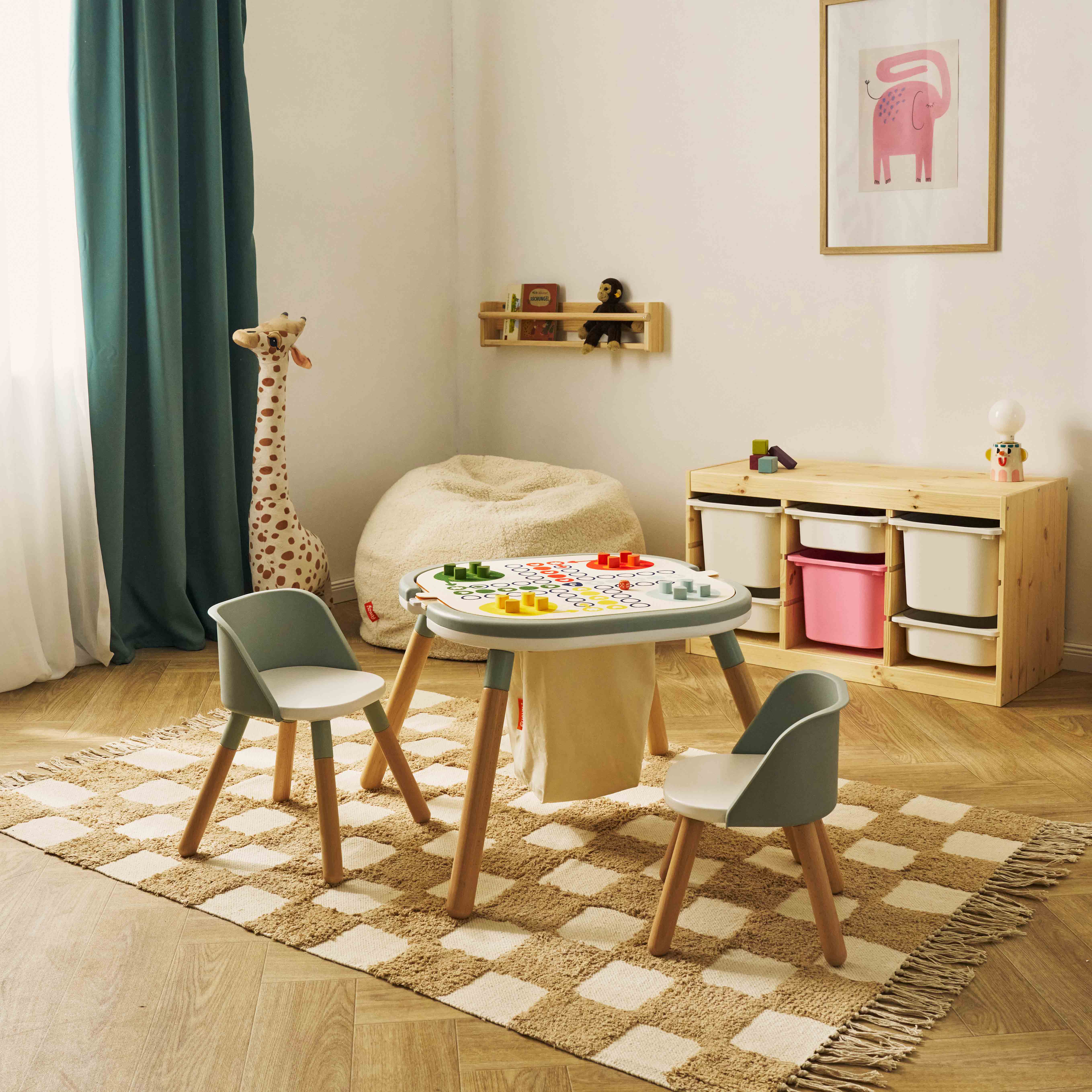 Spieltisch Pastell Grün