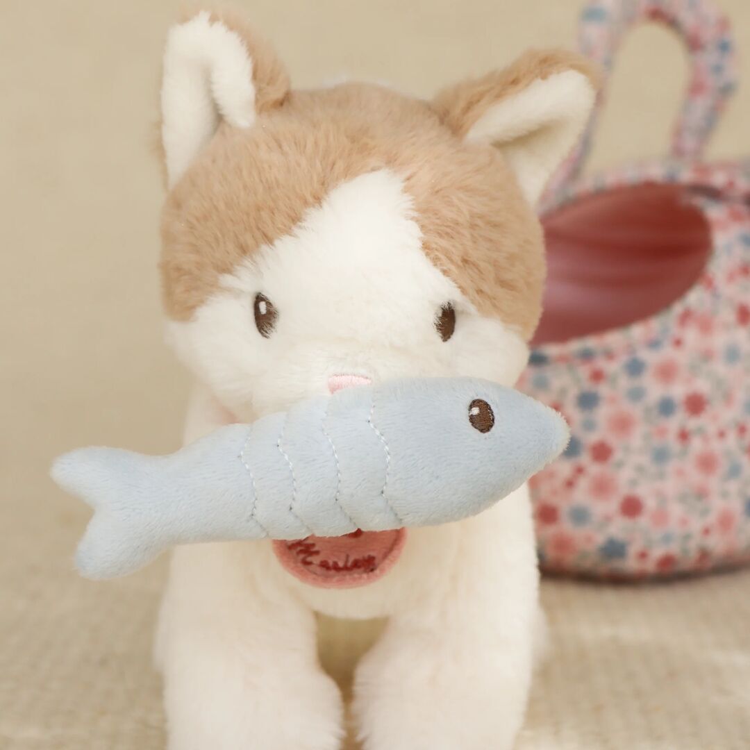 Plüsch Katze Marley in Tasche