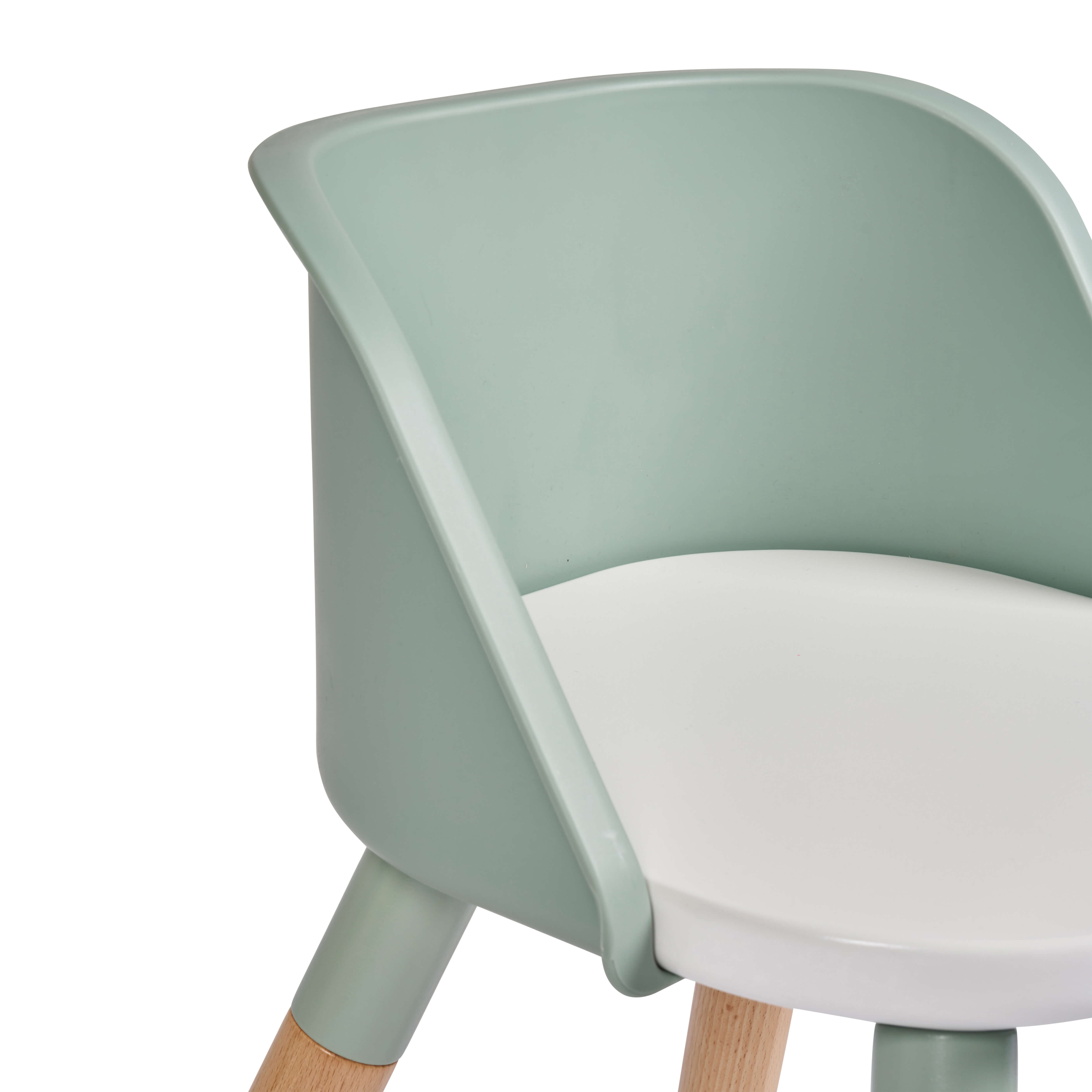 Spieltisch Stuhl Pastell Grün