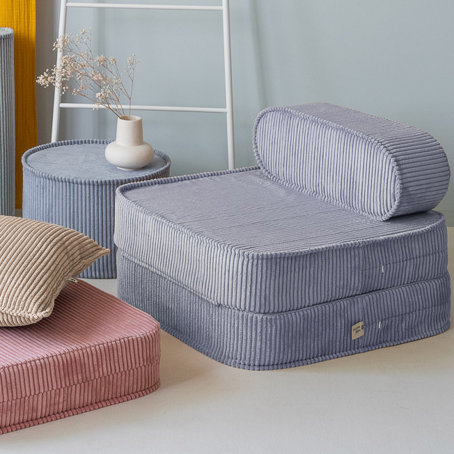 Flip Chair Cord  Blueberry Blue