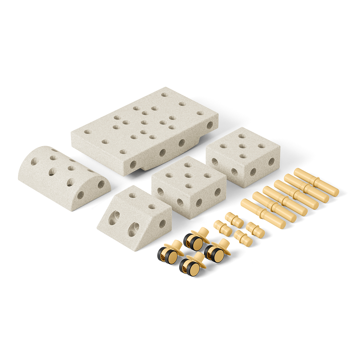 Explorer-Set Sand Grey/ Honey Yellow