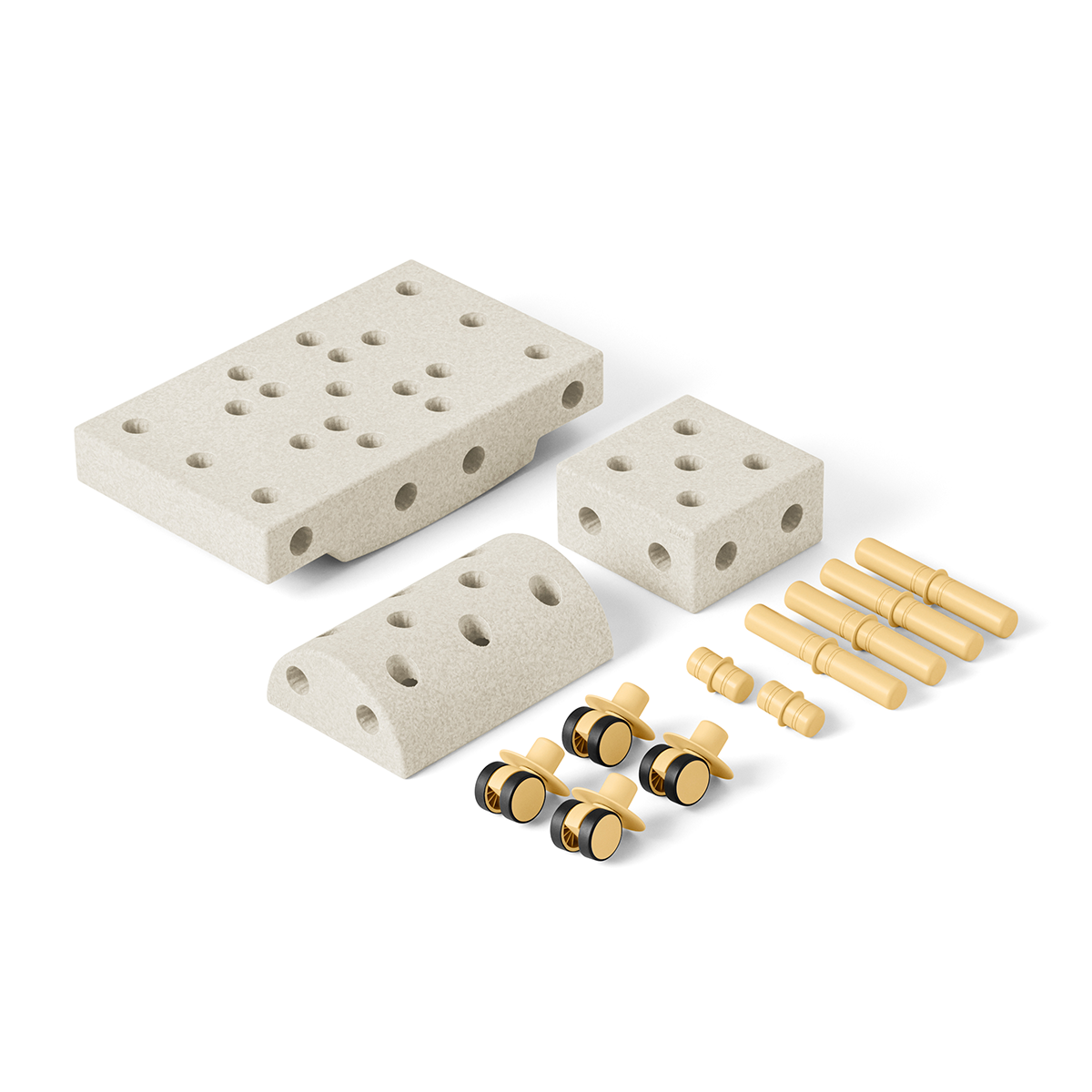 Curiosity-Set Sand Grey / Honey Yellow