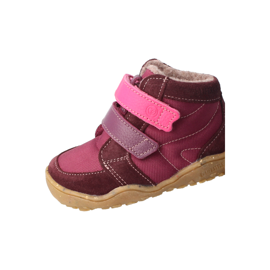 Barfußschuh biberSTYLE TEX pflaume