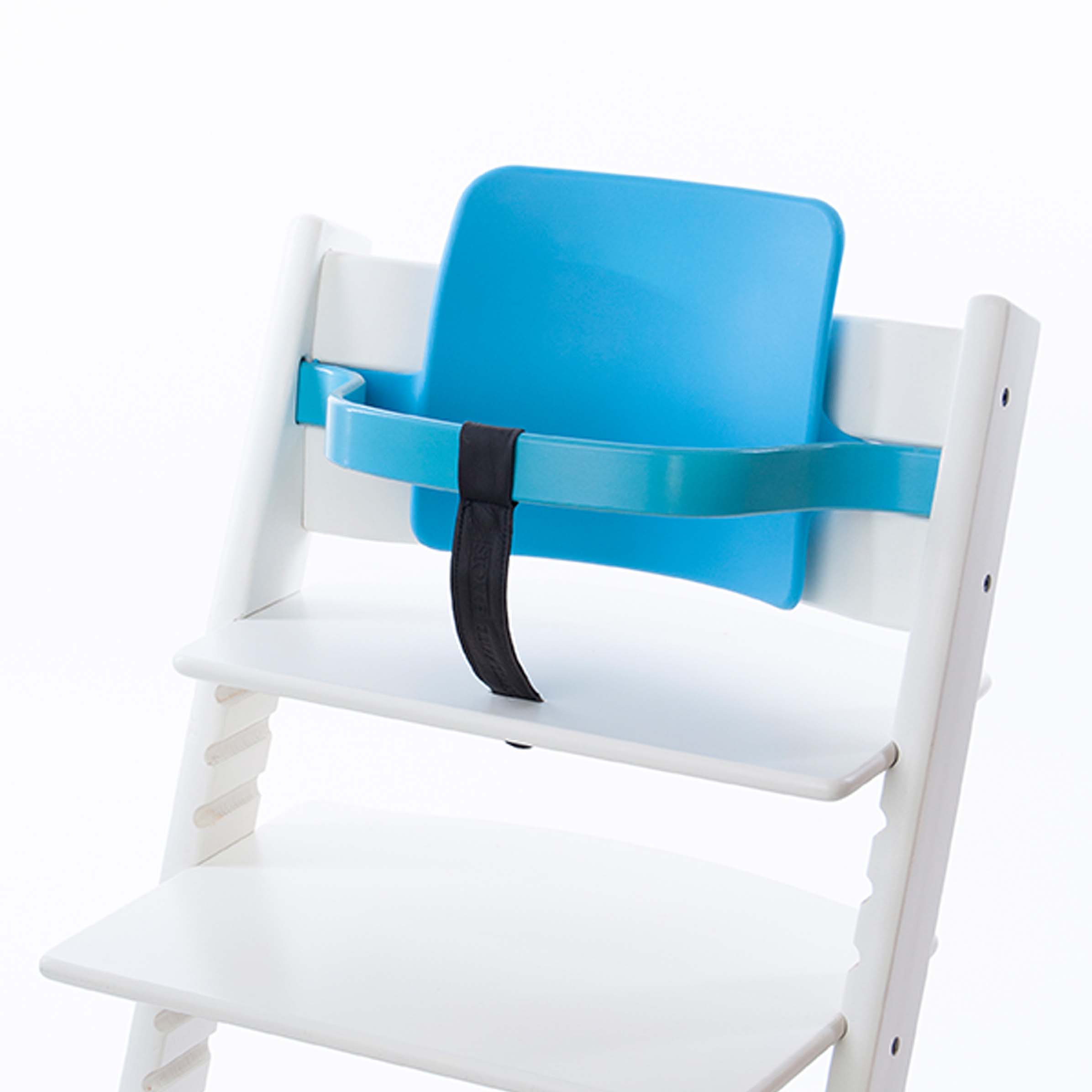 Holzbügel mit Rückenlehne Türkis