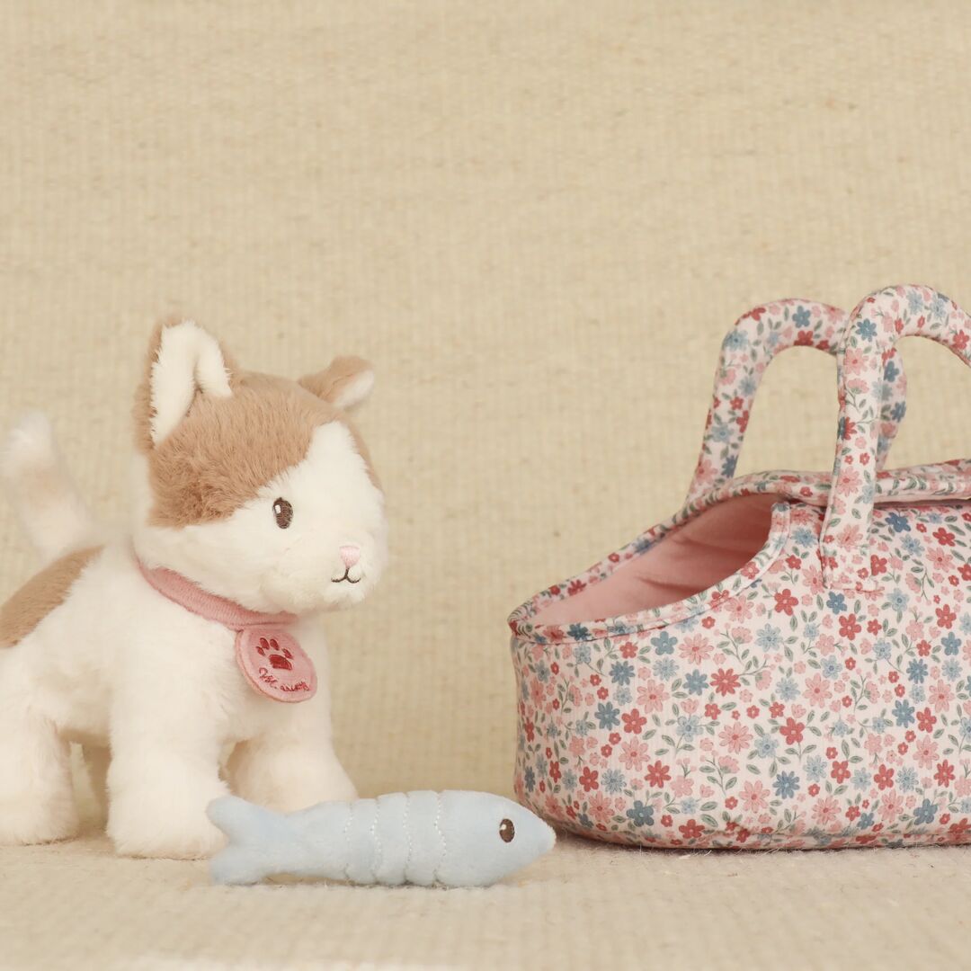 Plüsch Katze Marley in Tasche