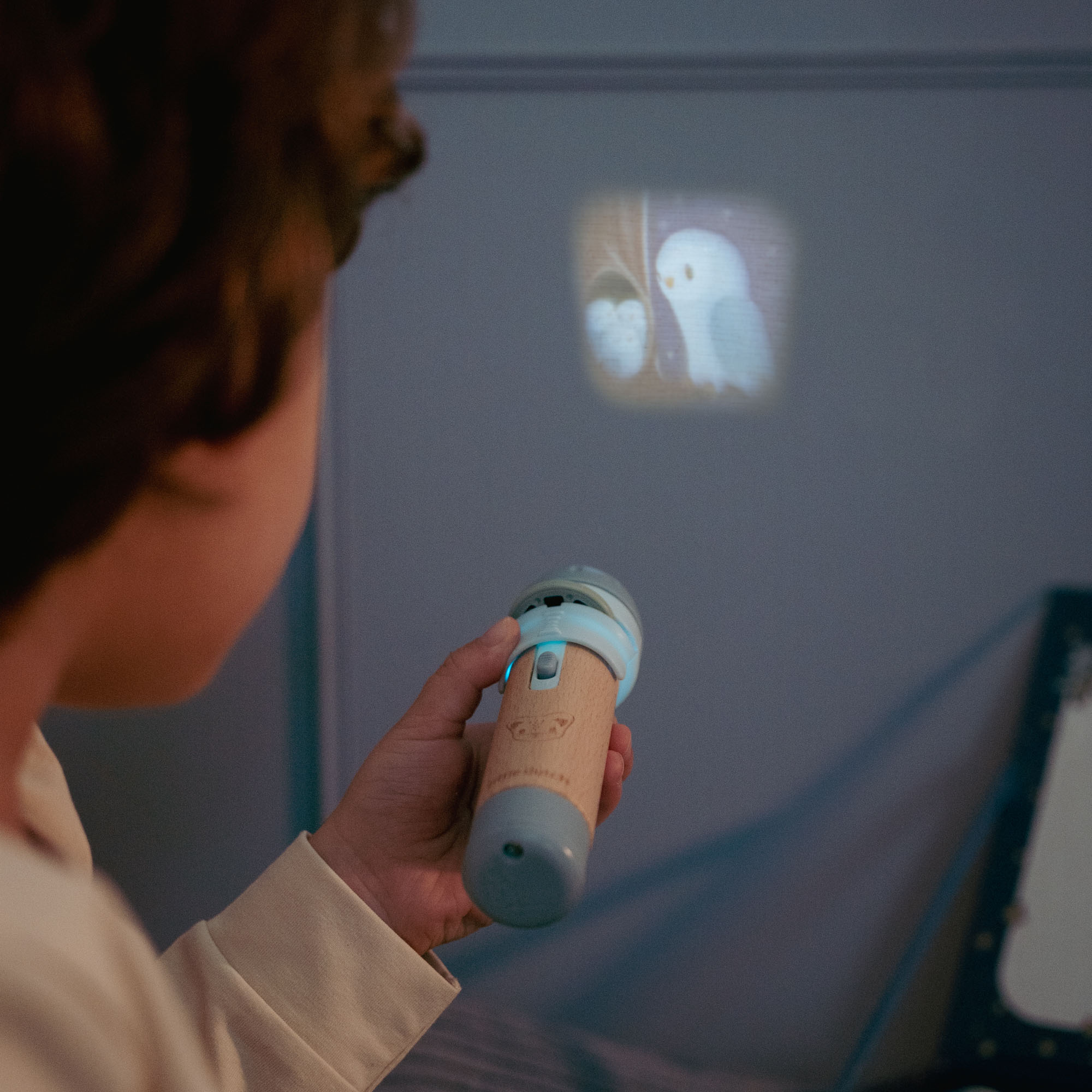 Geschichten Projektor Taschenlampe Blau