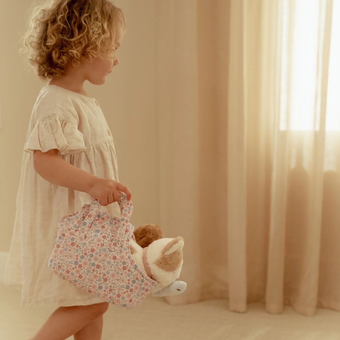 Plüsch Katze Marley in Tasche