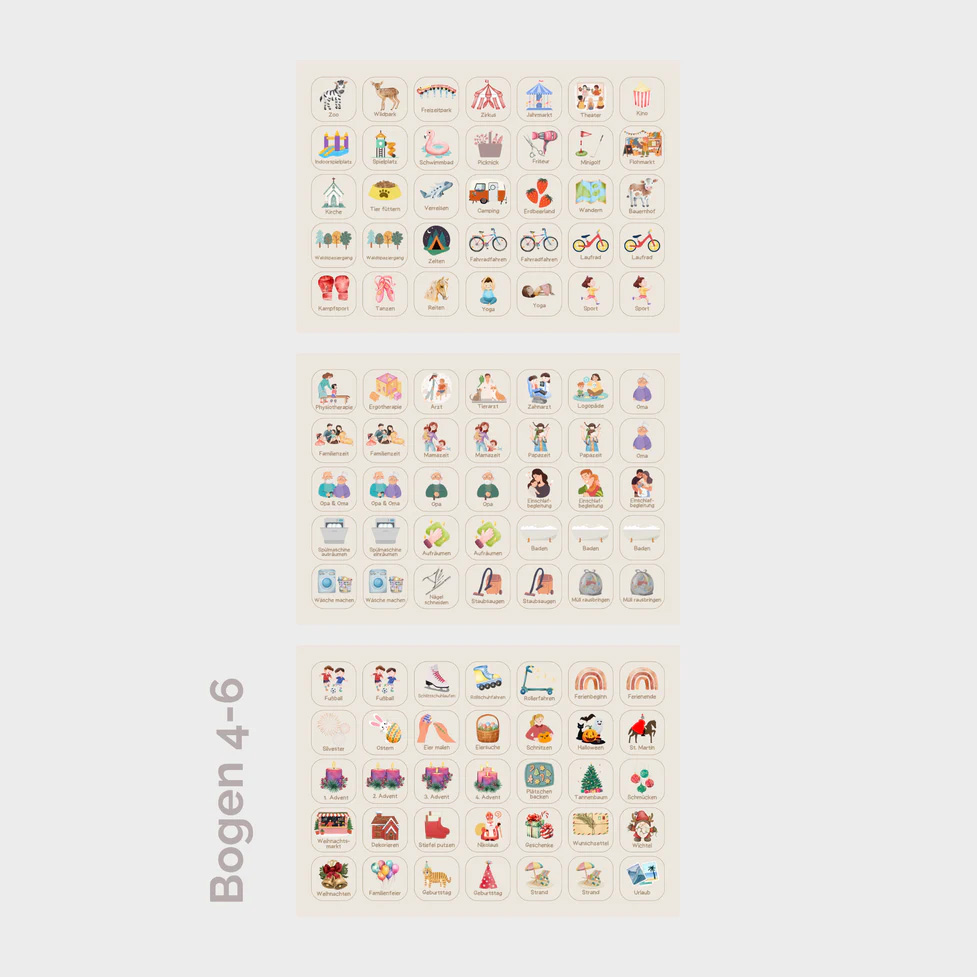 Wochenplaner Astro Glitzer