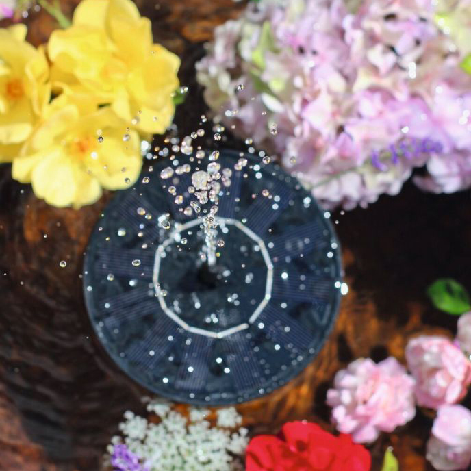 Blatt & Blüte Solar Brunnen