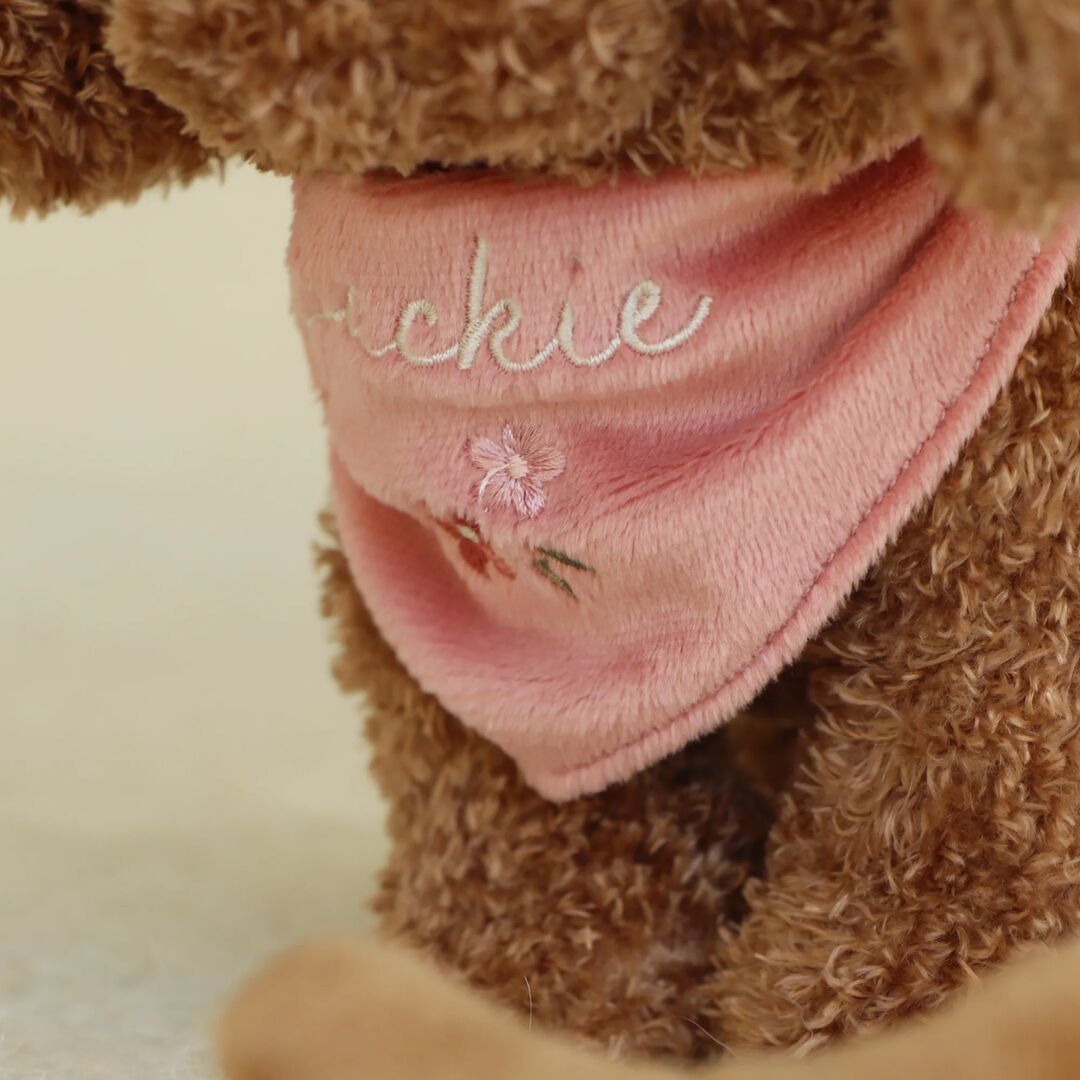 Plüsch Hund Jackie in Tasche