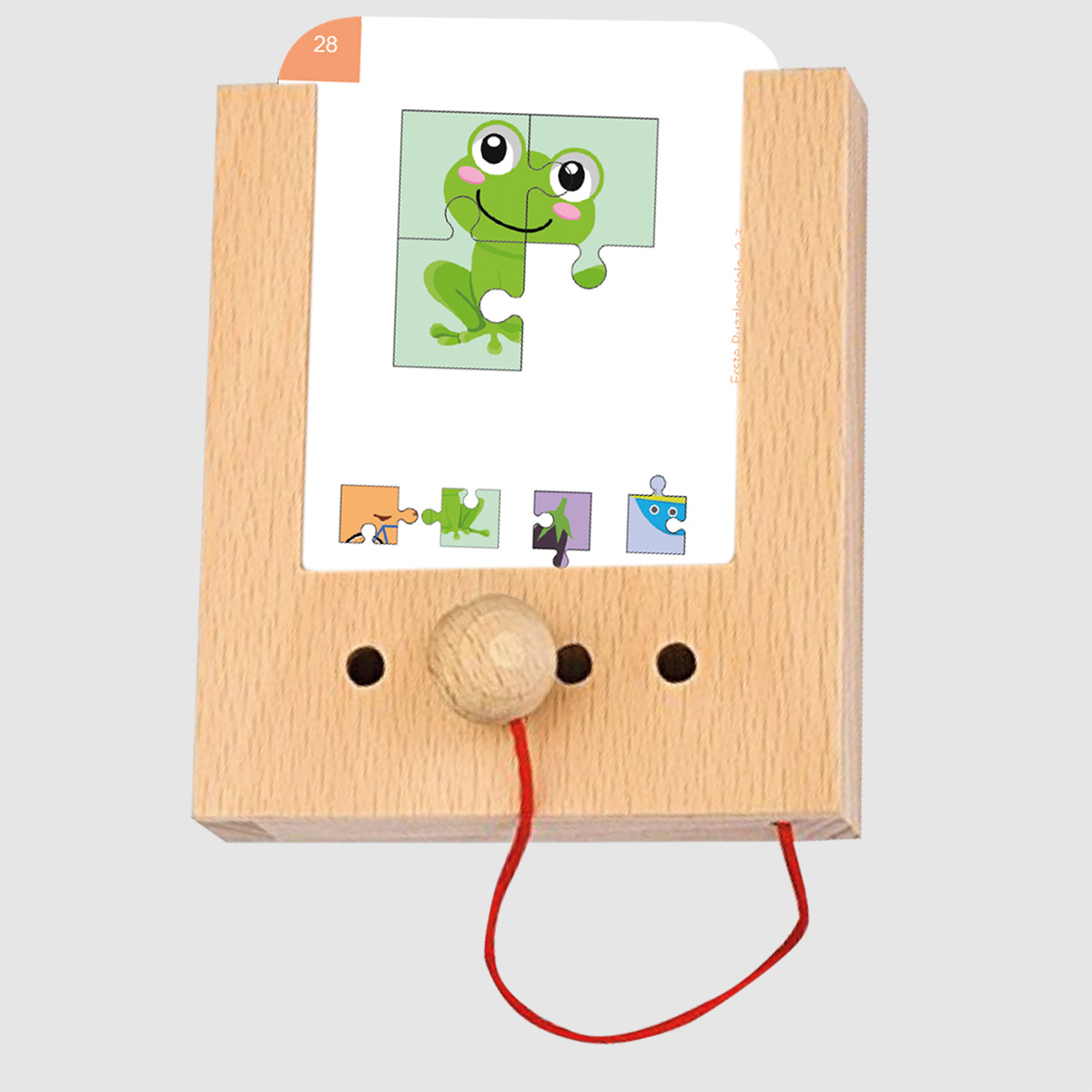 Lochkasten Kartensatz 2-3 Erste Puzzlespiele