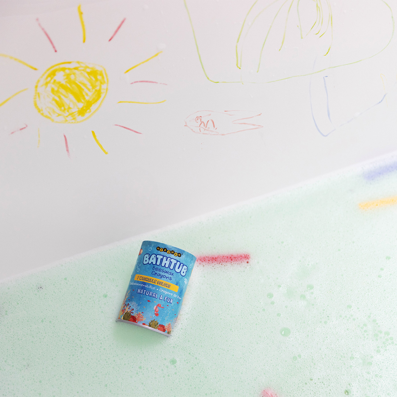 Badewannenstifte aus Bienenwachs 