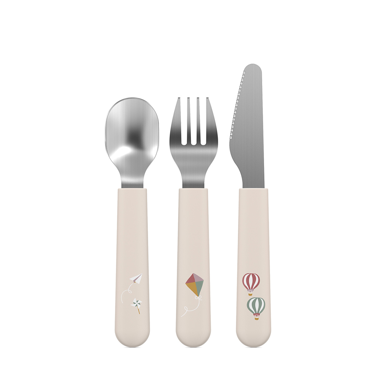 Kinder-Besteckset Mio 3-tlg. Sunshine & Rainbow