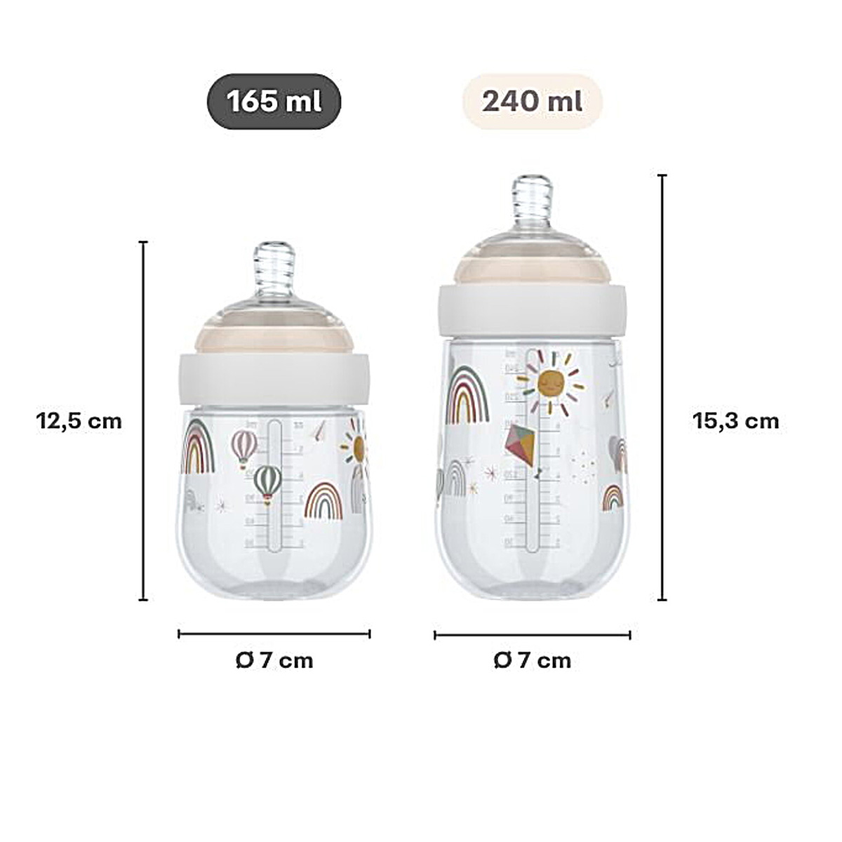 Mio Babyflasche 165ml Fairy Garden