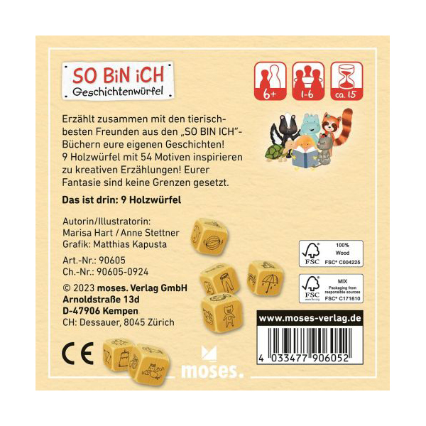 So bin ich - Die Geschichtenwürfel zum Spiel von Marisa Hart 
