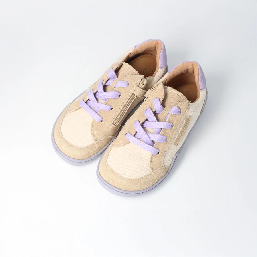 Barfußschuhe kodiakbärSTYLE beige lavendel