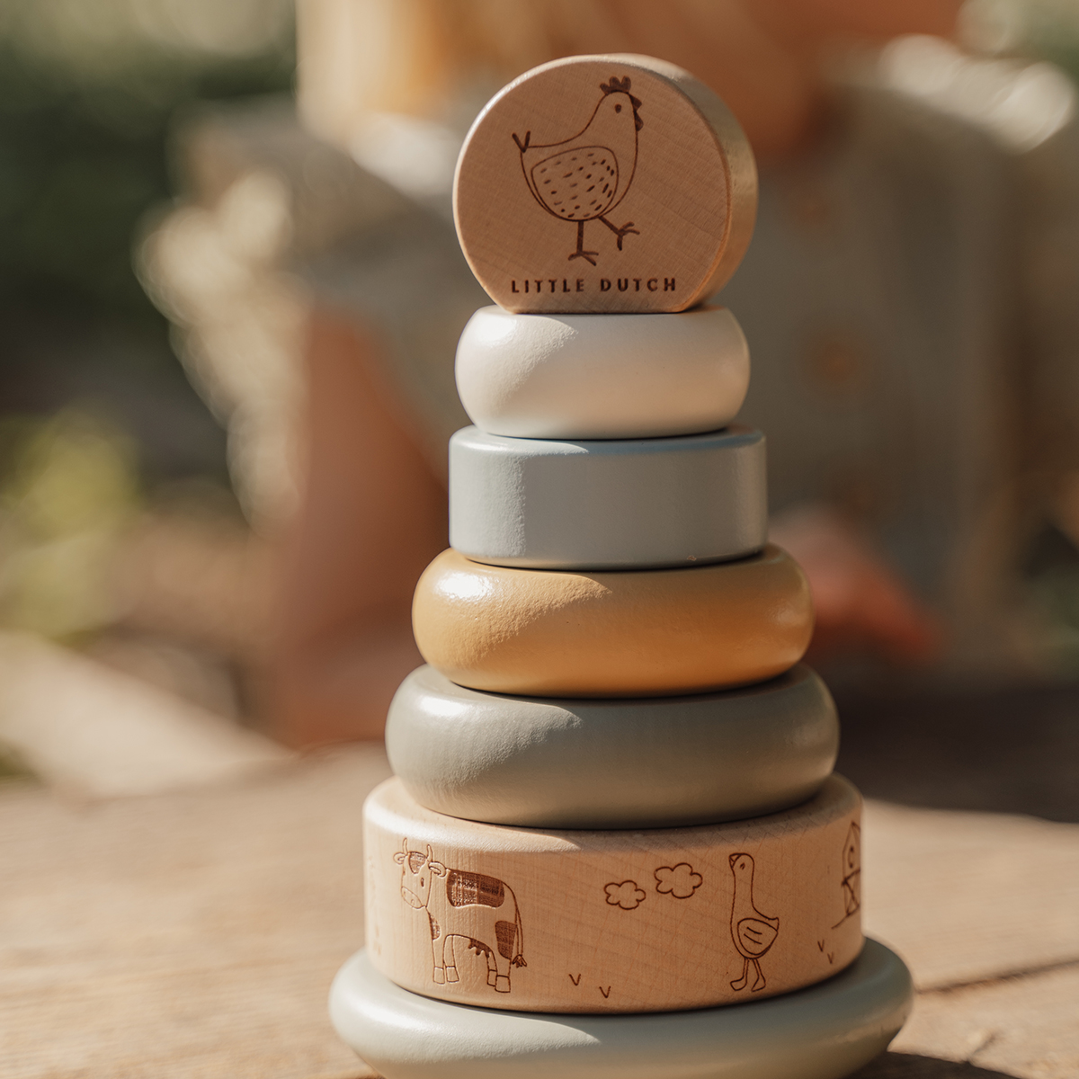 Ringstapelturm Little Farm