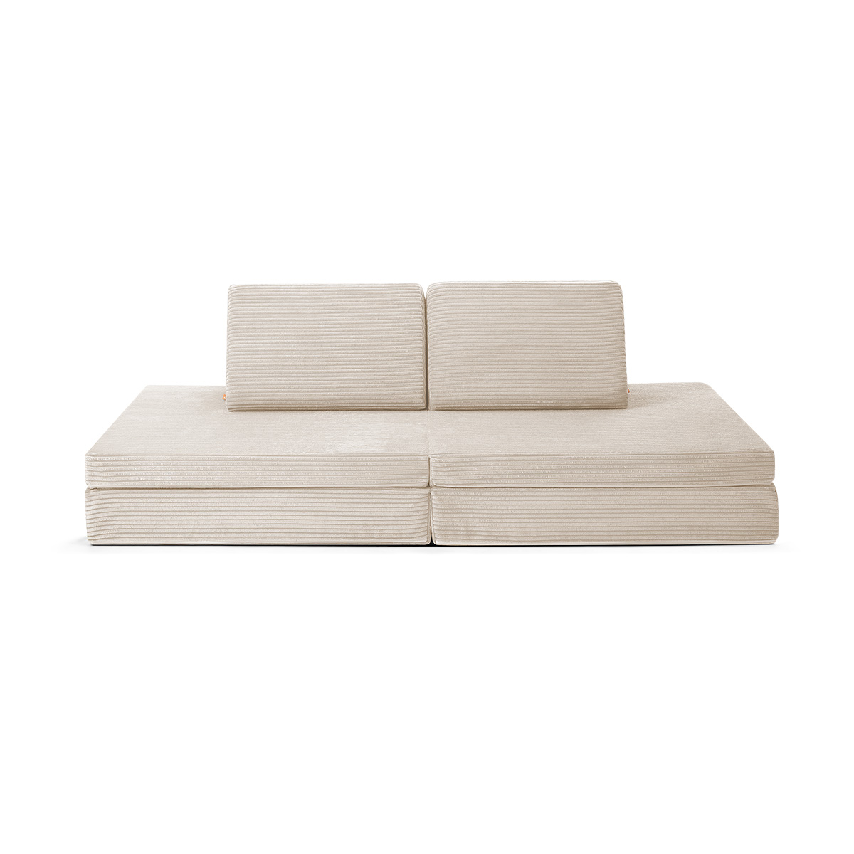 Spielsofa Cord Creme Beige
