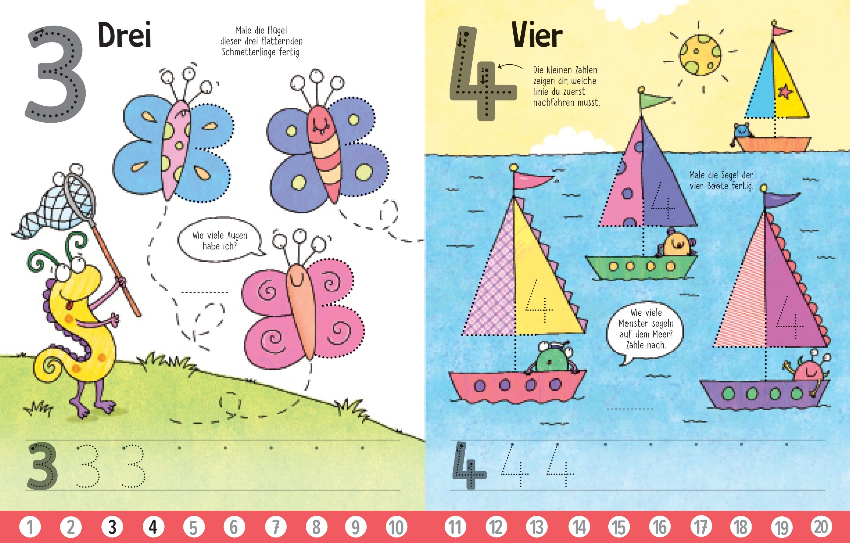 Mein Wisch-und-Weg Buch: Die Welt der Zahlen