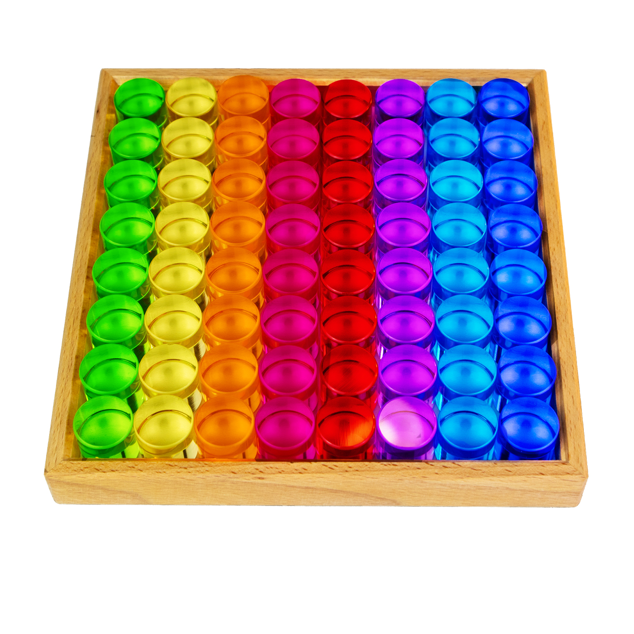 Lichtbauzylinder im Rahmen 64 Teile