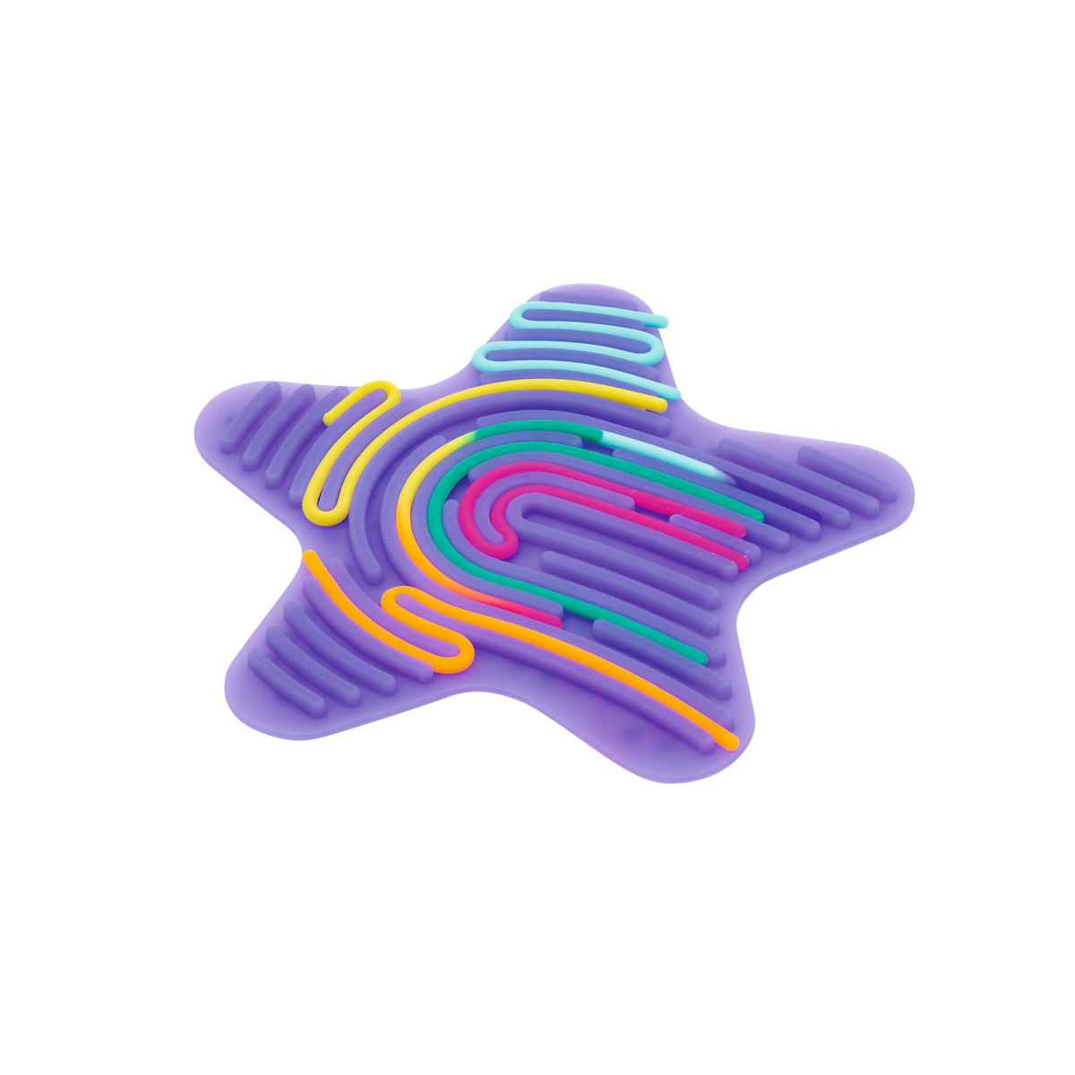 Motorik Stern mit Silikonschnüren