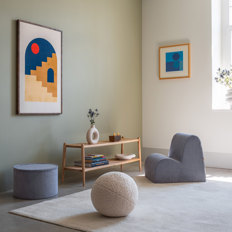 Cloud Chair Cord Blueberry Blue