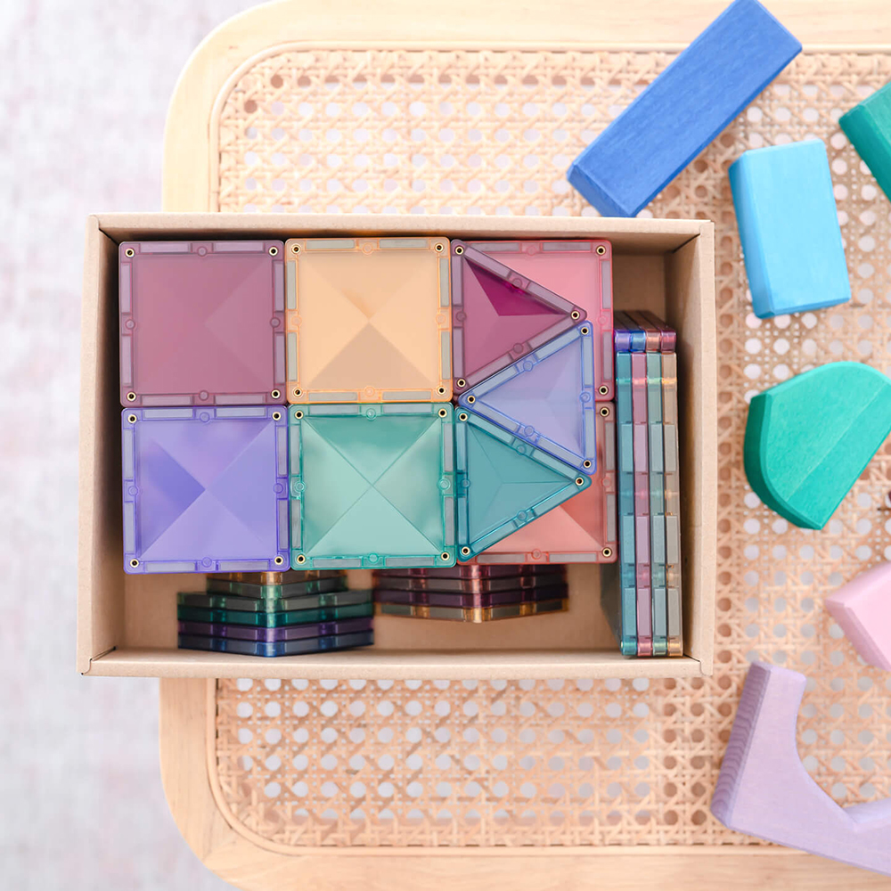 Magnetbausteine Pastel Starter Pack 64tlg.