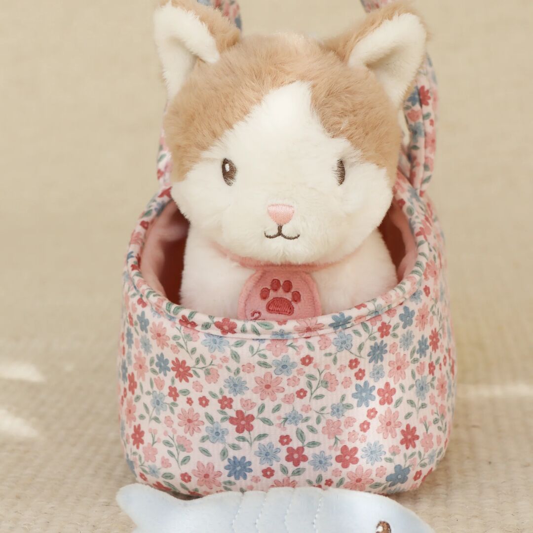 Plüsch Katze Marley in Tasche