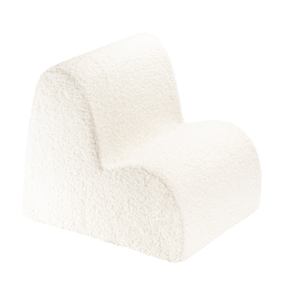 Cloud Chair Teddy Cream White