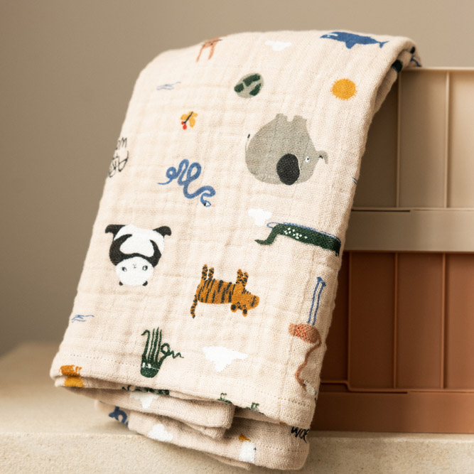 Mulltücher Set Lewis Around the world / Sandy