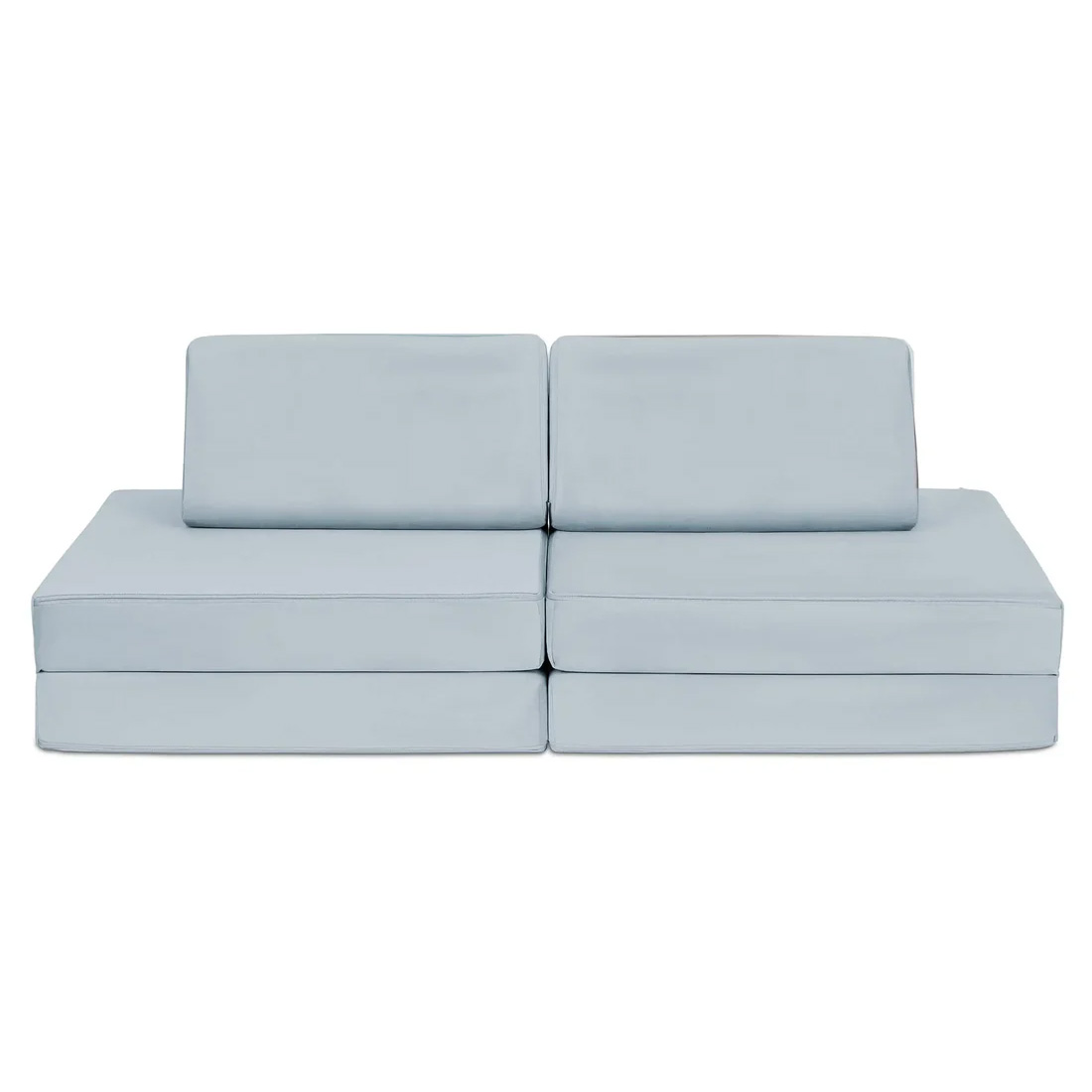 Mini Spielsofa Velours Arktis Blau