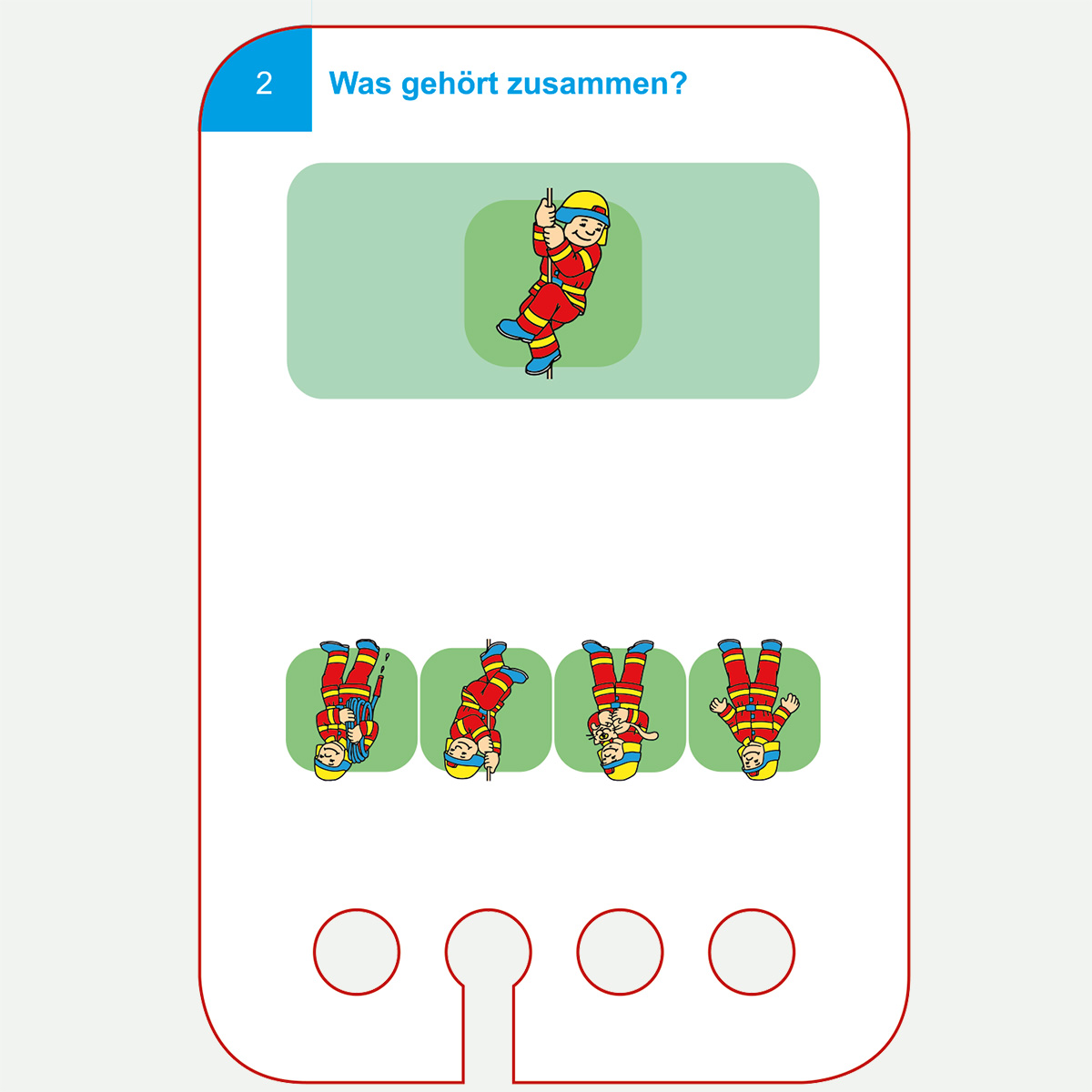 Lochkasten Kartensatz 5+ Was gehört zusammen?