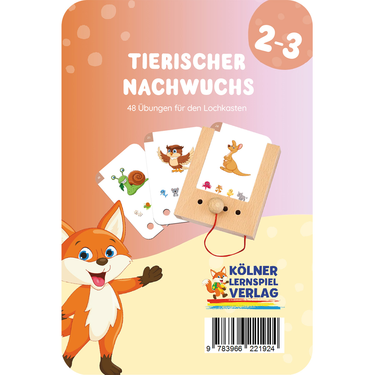 Lochkasten Kartensatz 2-3 Tierischer Nachwuchs