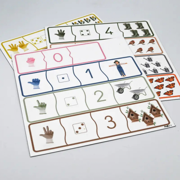Magnetisches Lernpuzzle Ich lerne zu zählen
