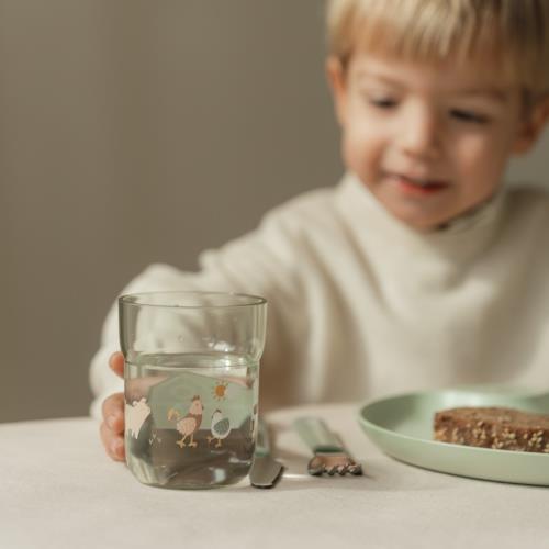 Kinder-Trinkglas Mio 250ml Little Farm