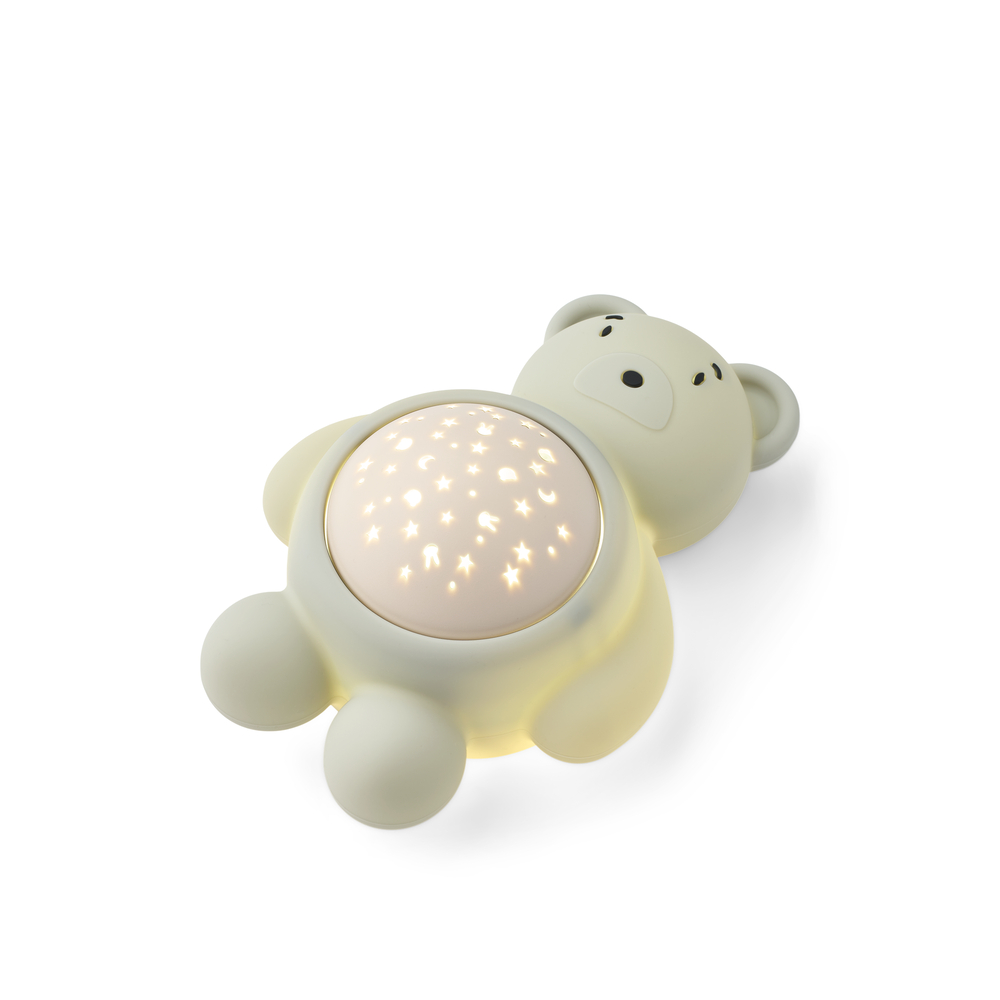 Sound- & Projektorlampe Bär Manuel Dove Blue