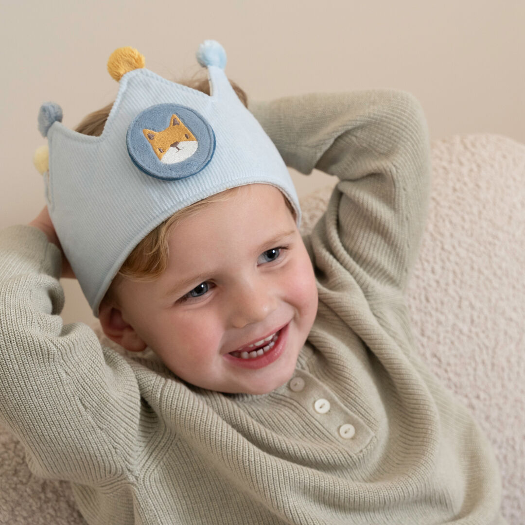 Geburtstagskrone mit Zahlen Blau